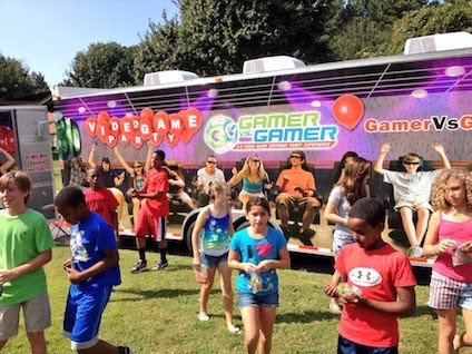 Atlanta Game truck, Atlanta Gaming Truck, Kids leaving Gamer vs Gamer VIP Truck These Are Great Birthday Ideas