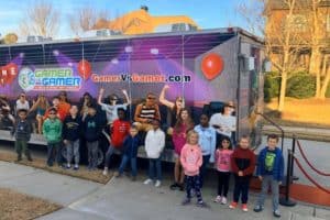 Game Truck Atlanta BY: Gamer vs Gamer Posing With The Gamer vs Gamer Truck
