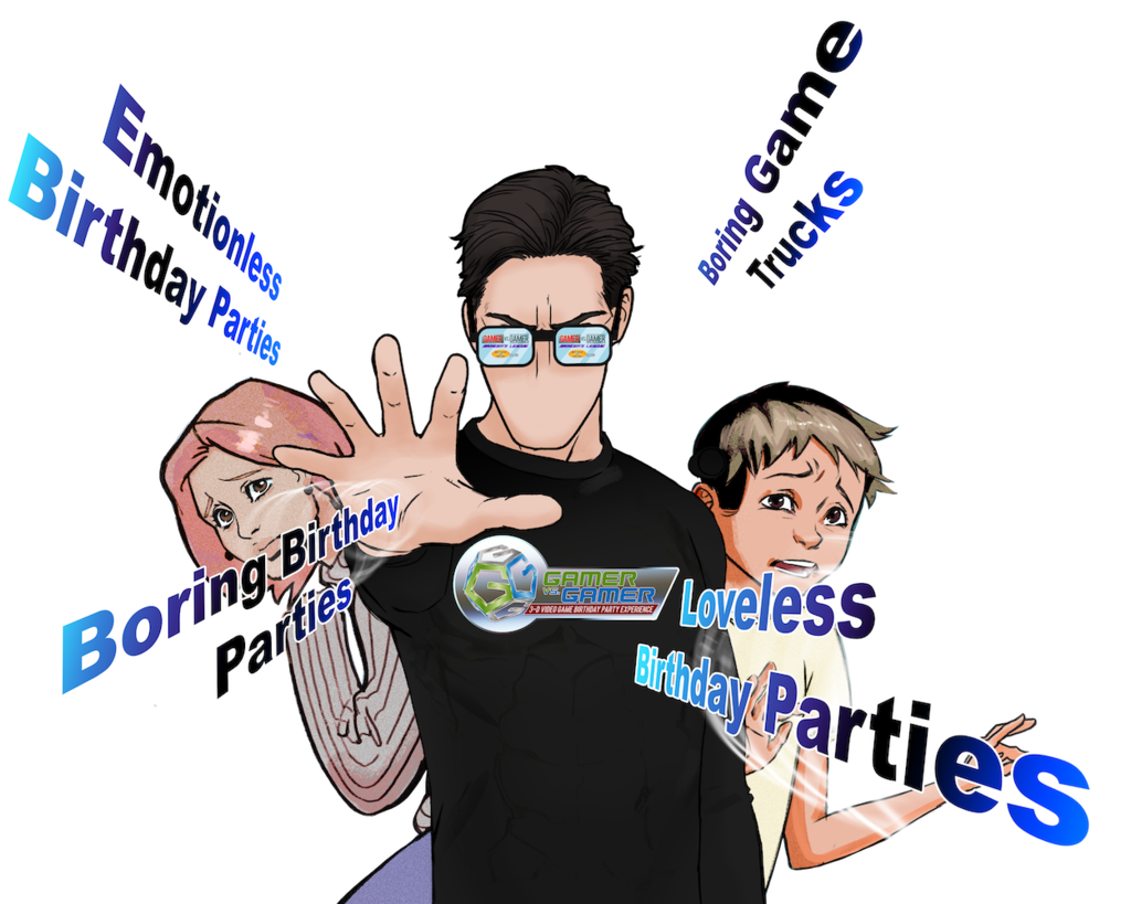 Illustration image of Neo from the Matrix stopping bad Cobb County Gamer Truck Party Rentals 30068/30062/30152/30075/30127/30082/30126/30106/30080/30157