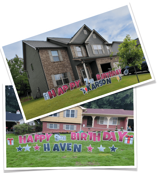 Game Truck Atlanta, BY Gamer vs Gamer Birthday Yard Sign