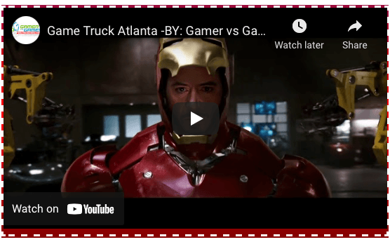 game truck Atlanta, Gamer vs Gamer, Avengers League