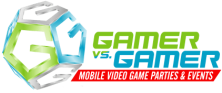 Game Truck Atlanta, Game Bus Rental, Gaming Truck Rental , Game Truck, Gametruck, Gamer vs Gamer Video Game Truck Birthday Party Service Logo